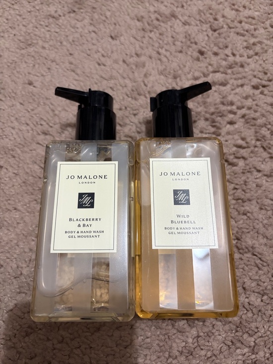 Jo Malone Other - Jo Malone Blackberry & Bay & Wild Bluebell Duo - Clear and Pale Gold Bottles new